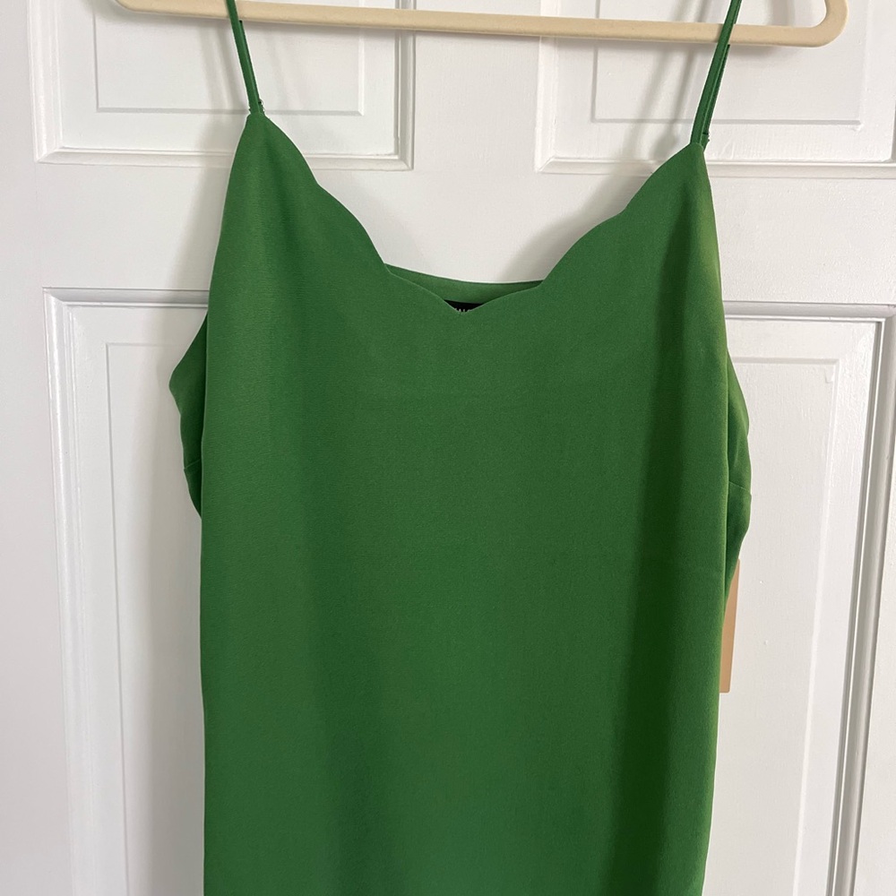 Halogen Kelly Green Spaghetti Strap Cami